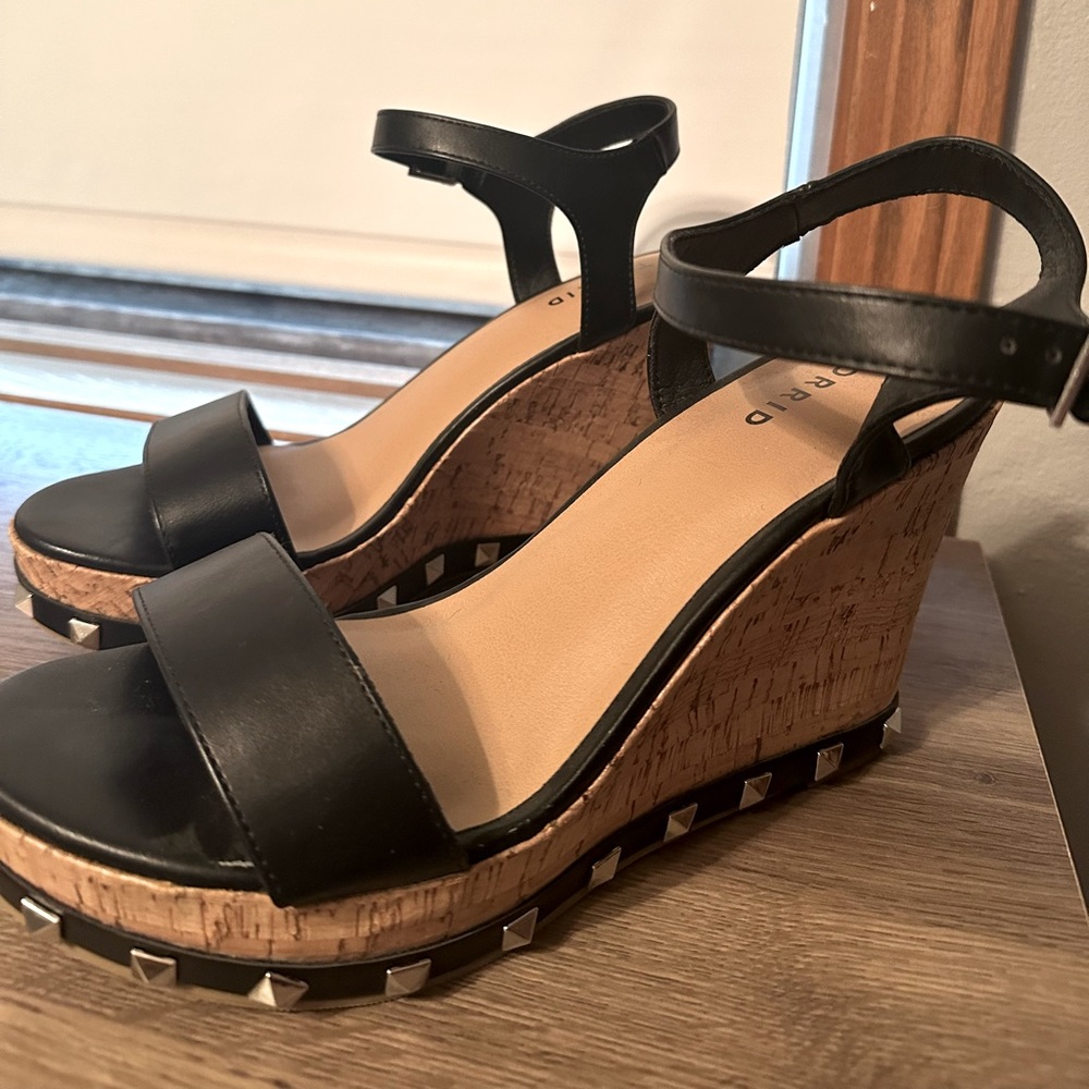 Torrid Cork Metal Stud Wedges Size 10 *NWOT*